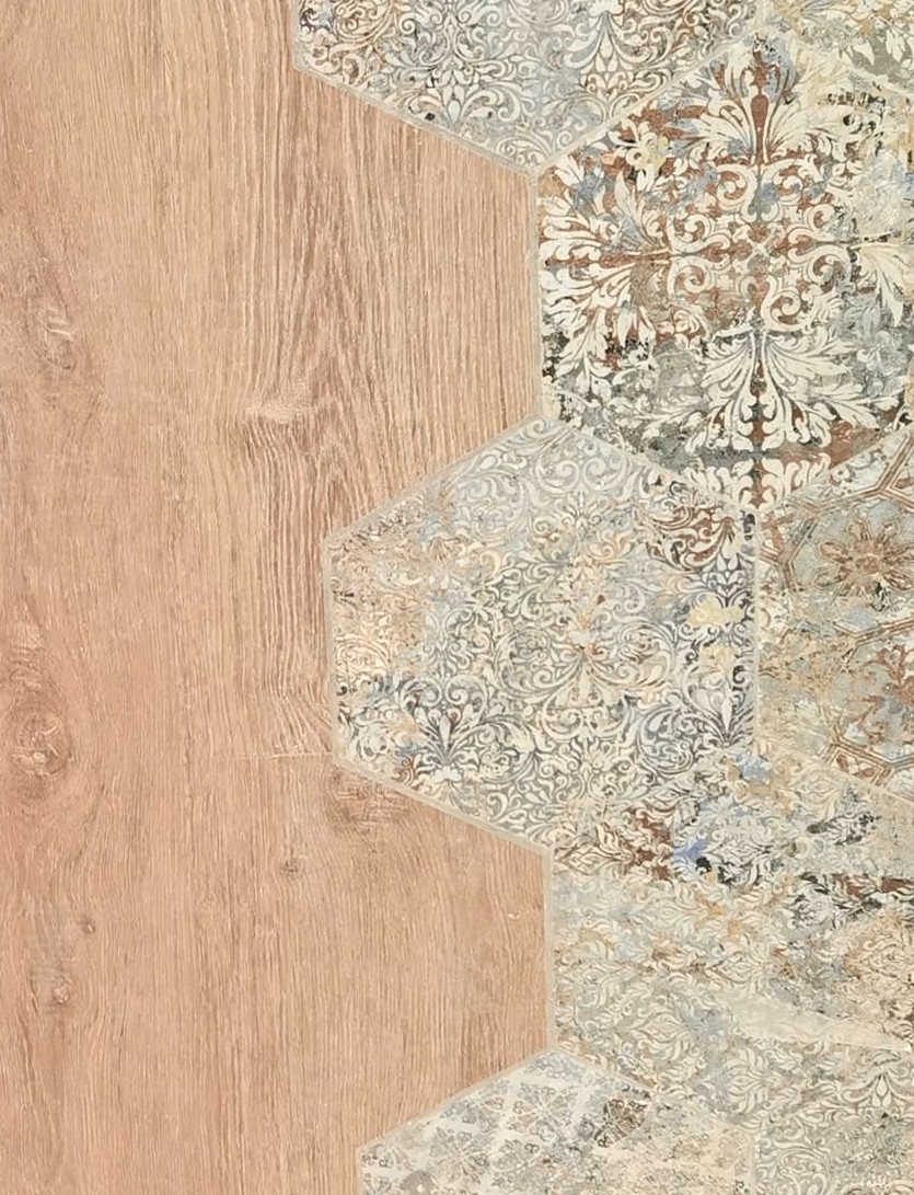 diseño suelo combinado hidráulico parquet reforma barcelona
